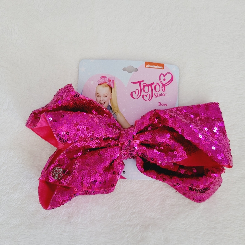 Jojo Siwa Large  Sequins Hair Bow